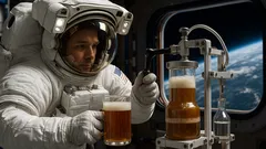 Astronauti poprvé vaří pivo na oběžné dráze a mění budoucnost vaření